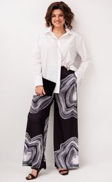 Trousers Anelli Laurel 1514.2 mramornye bryuki
