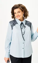 Blouse Bello style 5-008-blue
