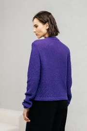 Sweter Romgil #RV0113-ShE5 glubokij fioletovyj