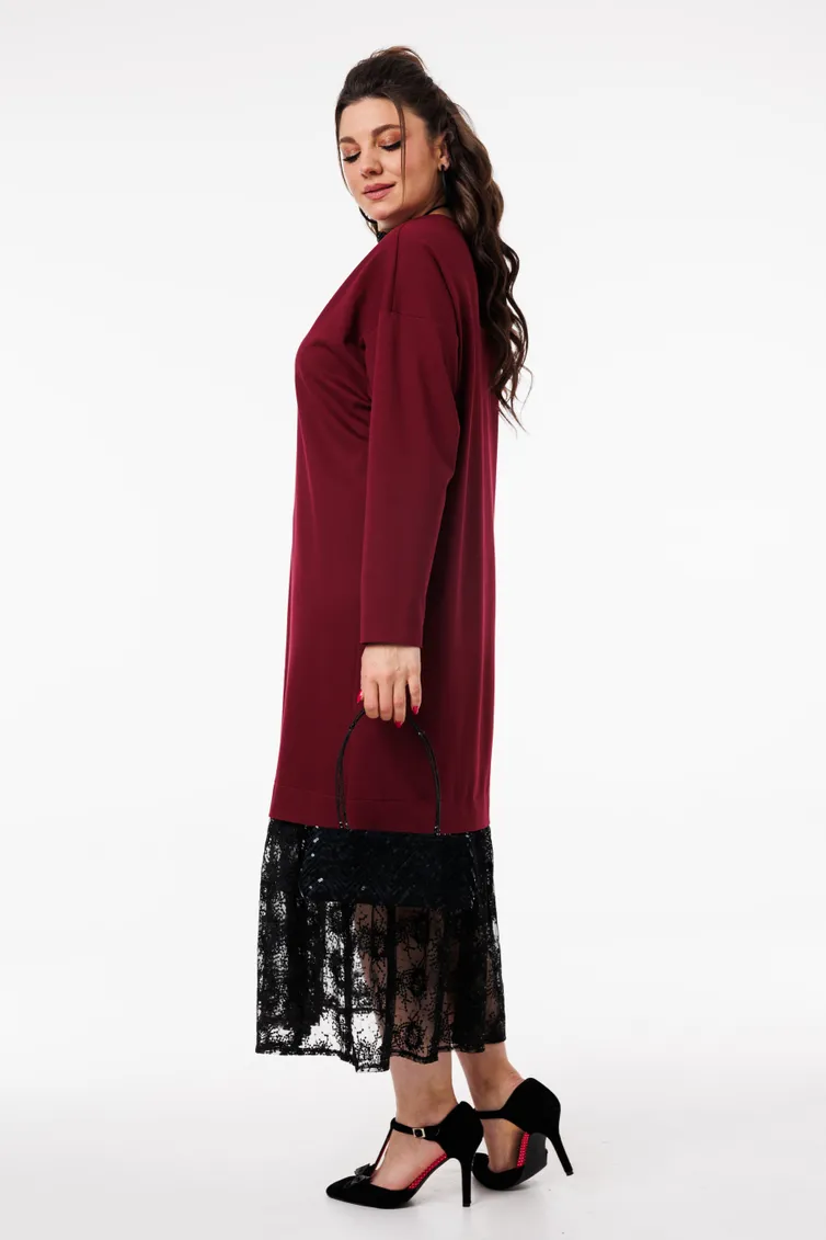 Sukienka Anelli Laurel #1739 Vinnyj soblazn
