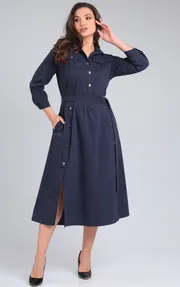Sukienka Verita moda #N-2274 sinij