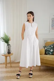 Sukienka Ladis Line #1352 bel