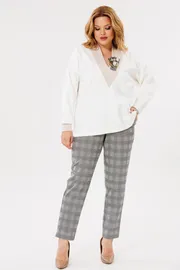 Zestaw Michel Chic #1395 seryj, moloko