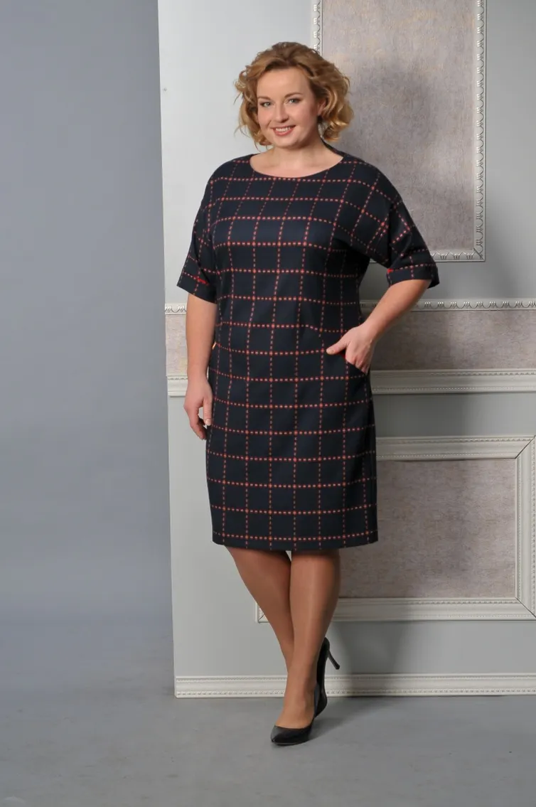 Платье Lady Style Classic арт. 926 син.кл