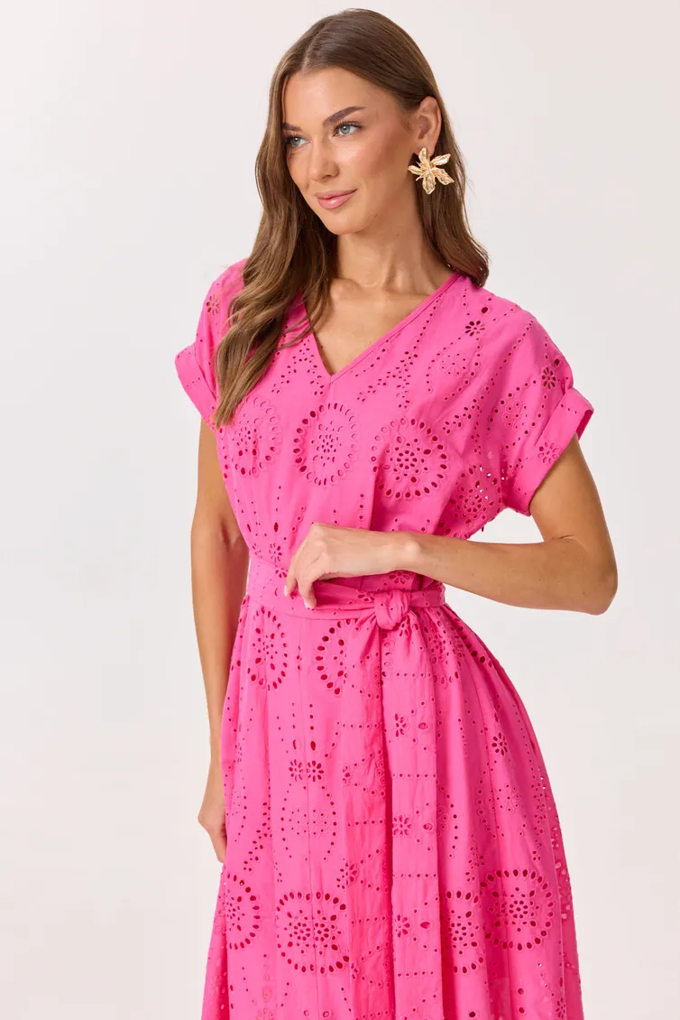 Dress Lyushe #4149 Plate fuksiya
