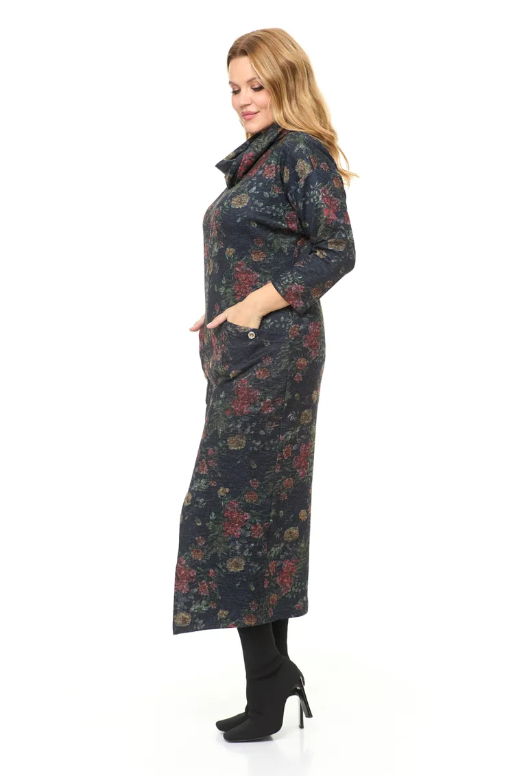 Sukienka Michel Chic #2145 plate cvety