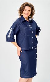 Костюм Vilena-fashion 1152 джинс