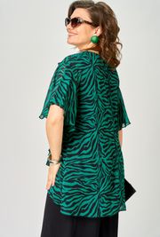 Блузка EVA GRANT арт. 0198-1 изумруд
