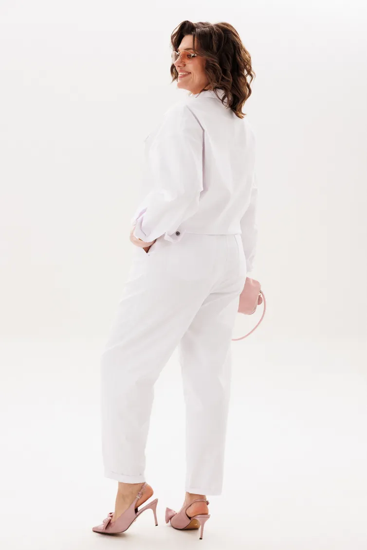 Trousers Anelli Laurel #1853 chetkij belyj
