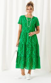 Платье Beautiful & Free 6462 зелёный