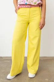 Spodnie TOOK A LOOK & Angelika #AB-020 limon