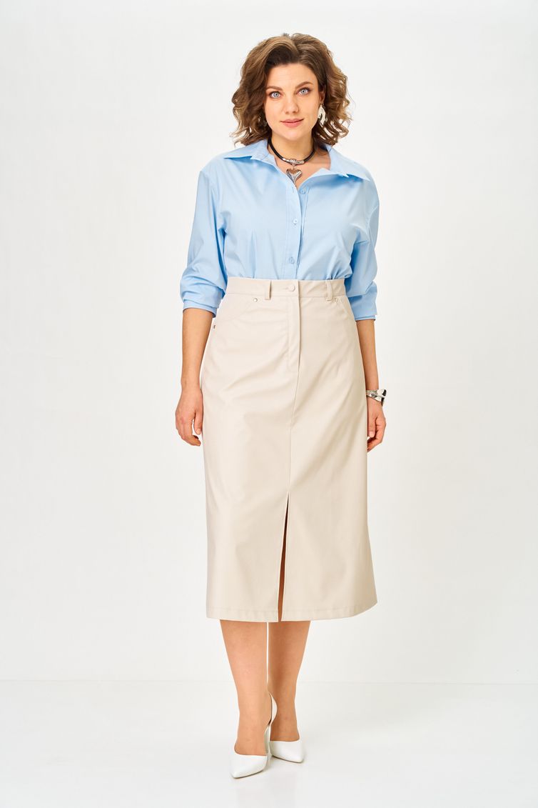 Рубашка Anastasia MAK арт. 1324 голубой