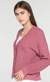 Sweter Newvay 7242-14128 t.pudra