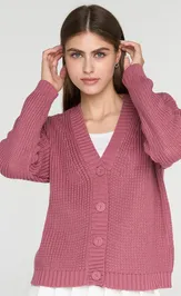 Sweter Newvay 7242-14128 t.pudra