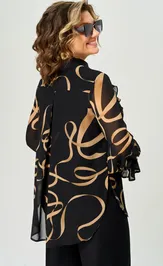 Blouse EVA GRANT 9019 print lenty