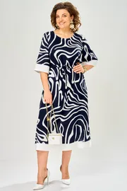 Sukienka Karina Delux #M-1245 sinij