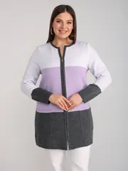 Sweter BONADI #1916 lilovyj