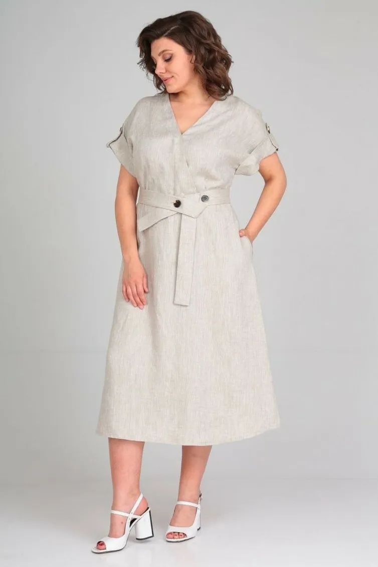Sukienka Ma Cherie #4022 naturalnyj