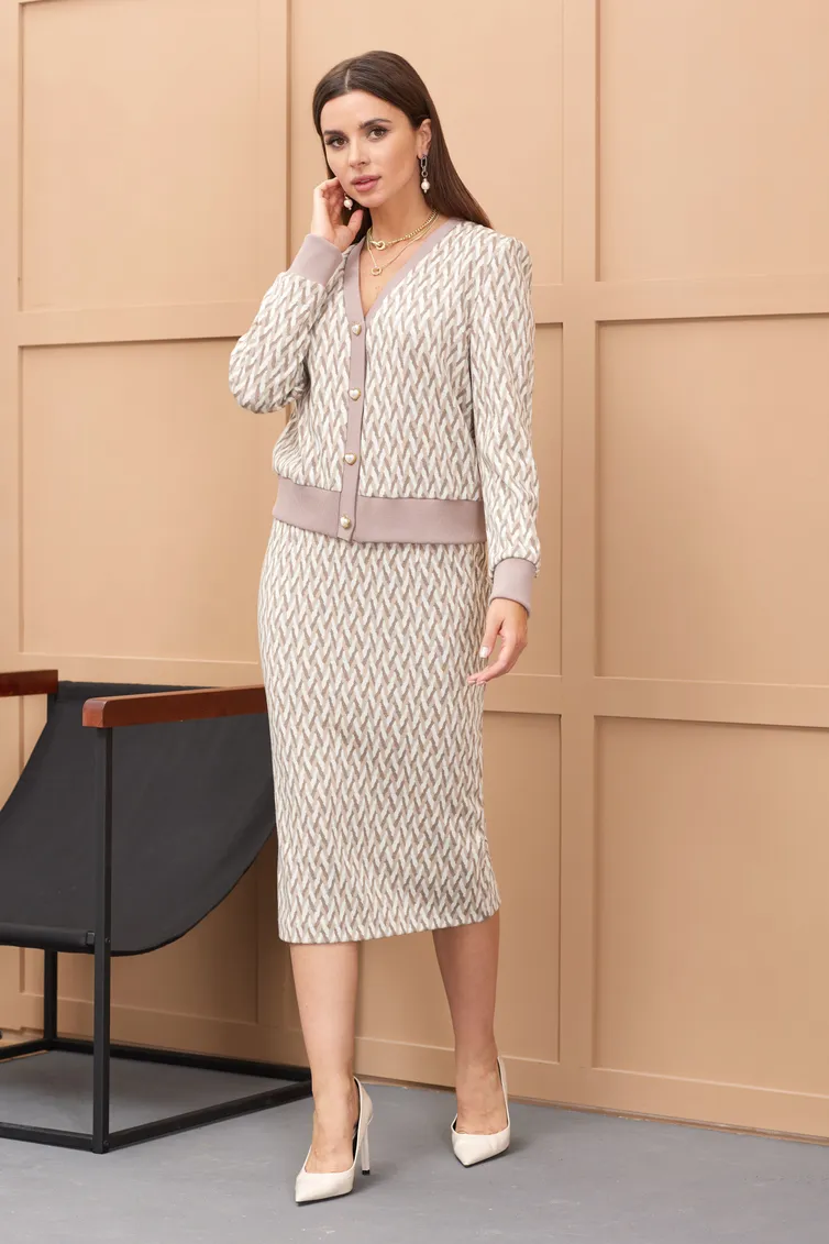 Костюм Galean Style арт. 903 бежевый