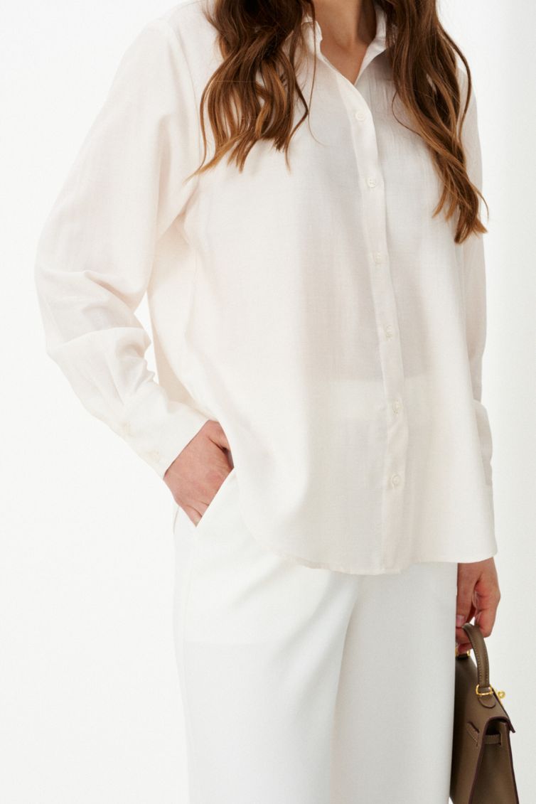 Блузка Panda арт. 103044 молочный