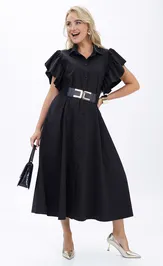 Dress ALANI 2445 chernyj