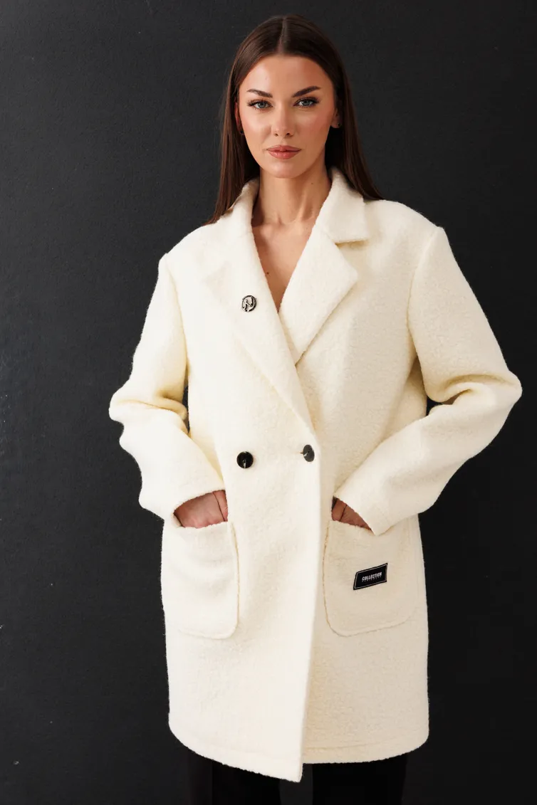 Пальто V&N fashion арт. 1116 молочный
