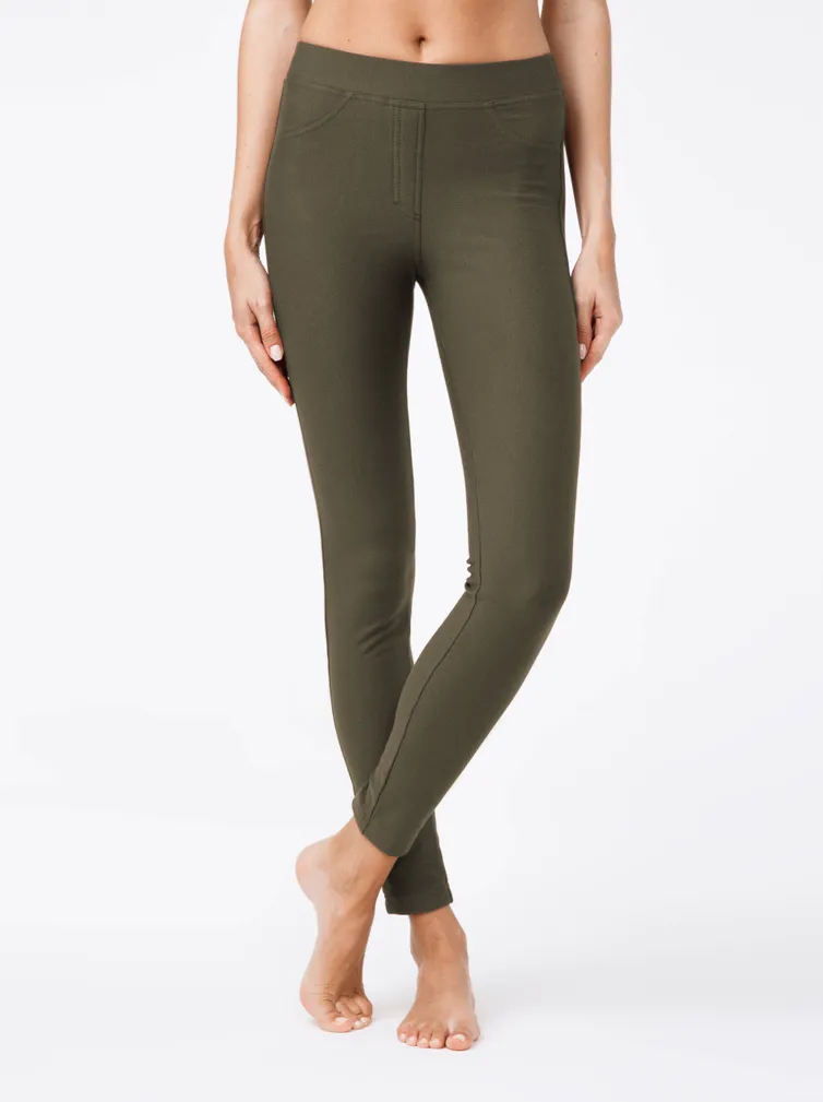 Spodnie Conte Elegant #18S-558TSP deep khaki 170