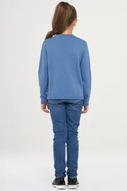 Skoczeki VAY KIDS #202-10059 sv.denim/mol/pajetki krasn/chern
