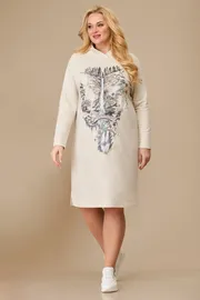 Sukienka Linia L #B-1964 moloko