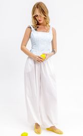 Trousers Pirs 6782 belyj