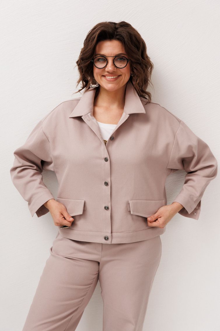 Джемперы, кардиганы, жакеты Anelli Laurel арт. 1528.1 кленовый сахар