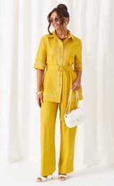 Костюм Beautiful & Free 6461 горчица