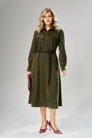 Sukienka Ava fashion #M-239 xaki
