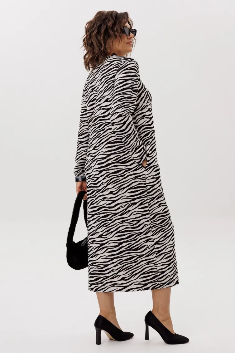 Dress Anelli Laurel #1755 Cherno-beloe kino