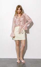 Блуза Pirs 6561 пудровый