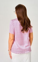 Bluzka LeNata 12552 rozovyj romb