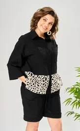 Костюм Ava fashion М-203 черный