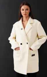 Пальто V&N fashion 1116 молочный