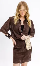 Sukienka Pirs 6839 shokoladnyj