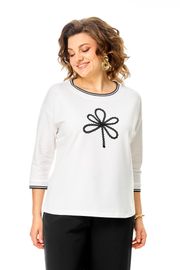 Блузки, туники Rumoda арт. 2261 дл. р. молочный-черный