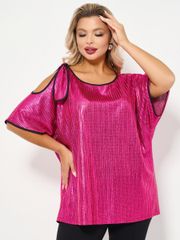 Tunic DORA plus #0184-5 malinovo-rozovyj