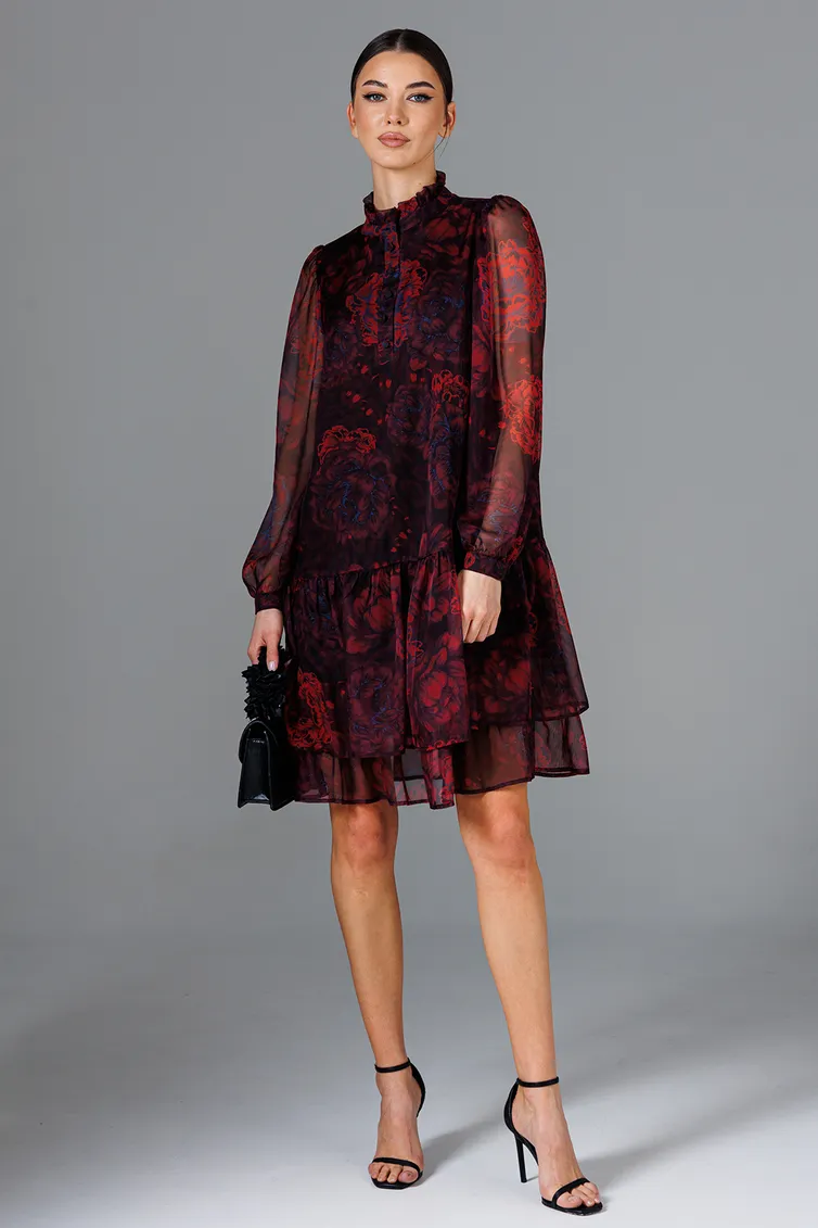 Sukienka Buter New #2881 bordo