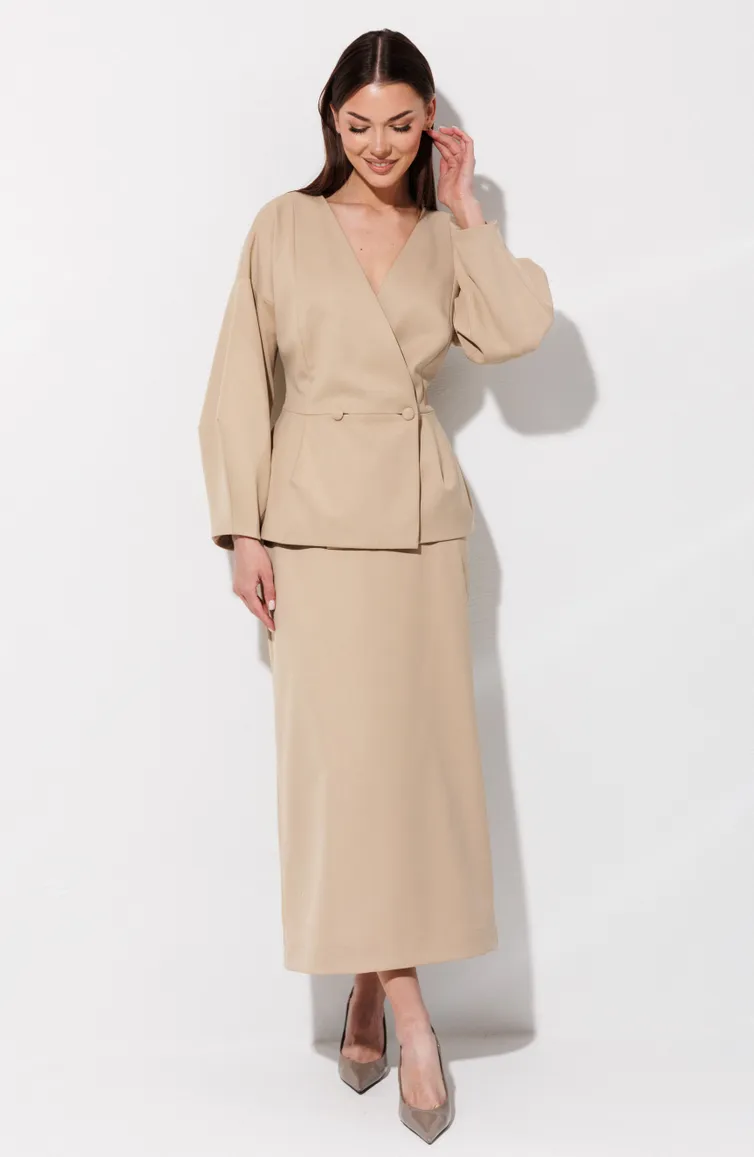 Юбка V&N fashion арт. 1112_бежевый
