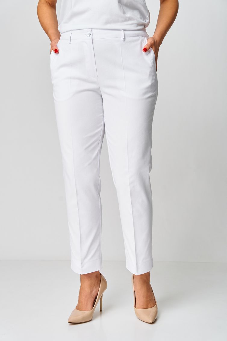 Брюки БелЭльСтиль арт. 586-287 белый джинс