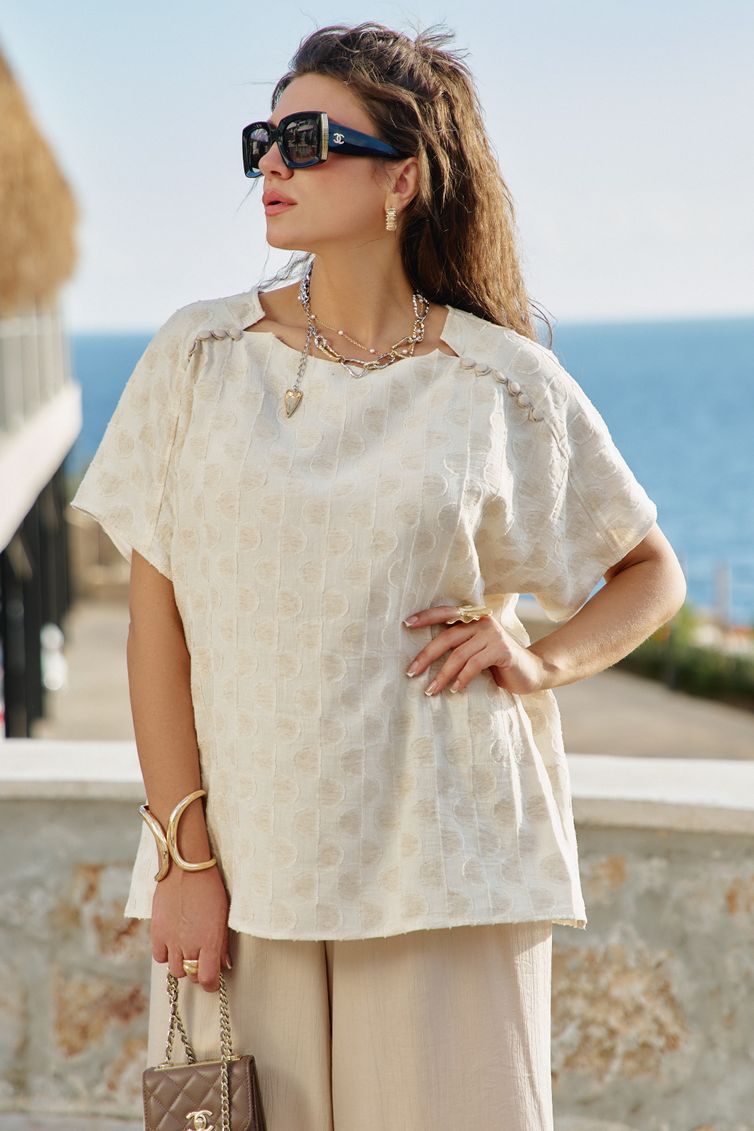 Блуза Vittoria Queen арт. 28663бл