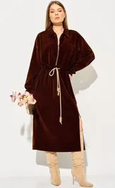 Dress LAIKONY L-094 shokolad