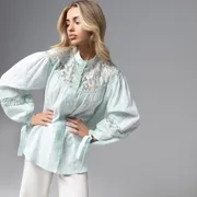Блуза CHARUTTI арт. Лучше других (нежная мята)