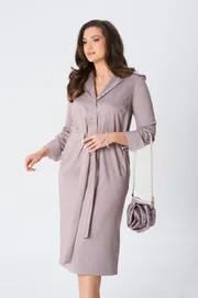 Sukienka Vilena-fashion #1054 kapuchino