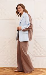 Костюм GIZART 5368 голубой, капучино