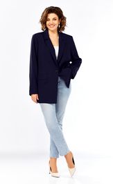 Жакет Ольга Стиль С986 темно-син